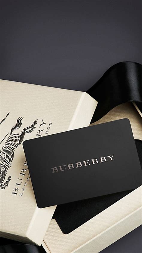 burberry gift card balance